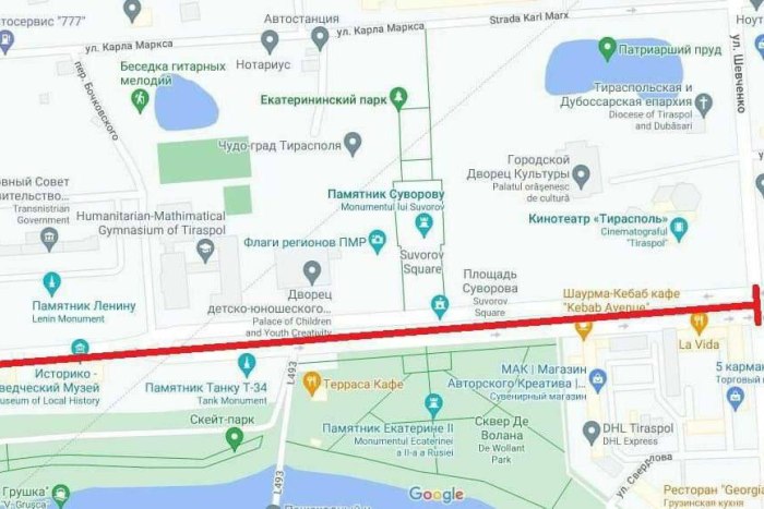 2 сентября движение по столичной площади им. А.В. Суворова будет временно перекрыто