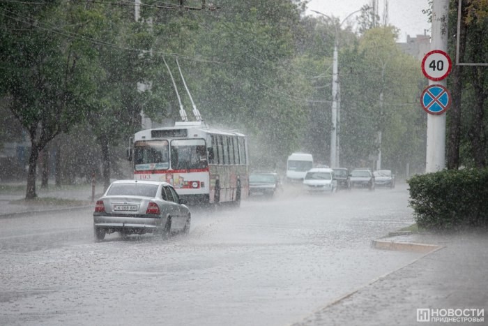25 мая в Приднестровье пройдут кратковременные дожди, возможна гроза