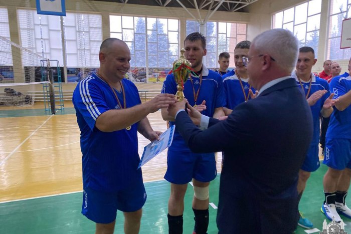 Чемпионат МВД по волейболу вновь выиграла команда СОБР «Днестр»
