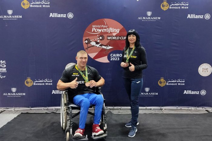 Дубоссарский параспортсмен Денис Раюл завоевал три бронзовых медали на Кубке мира по парапауэрлифтингу