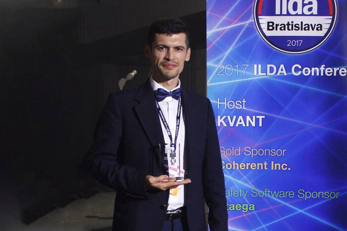 Игорь Власенко из Слободзеи стал призёром всемирного лазерного шоу 
