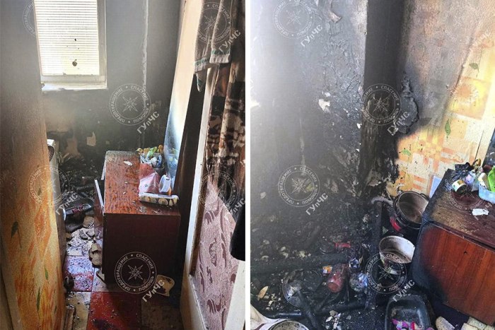 Непотушенная свеча стала причиной пожара в бендерской квартире