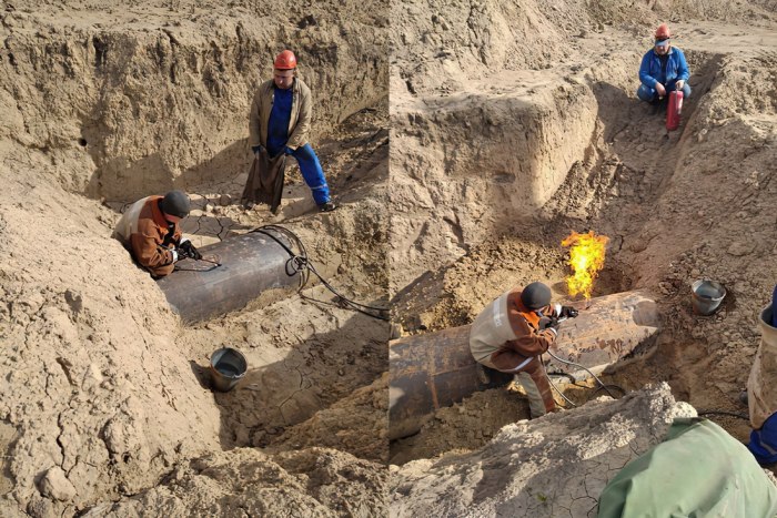 Приднестровские газовики отремонтировали участок магистрального газопровода