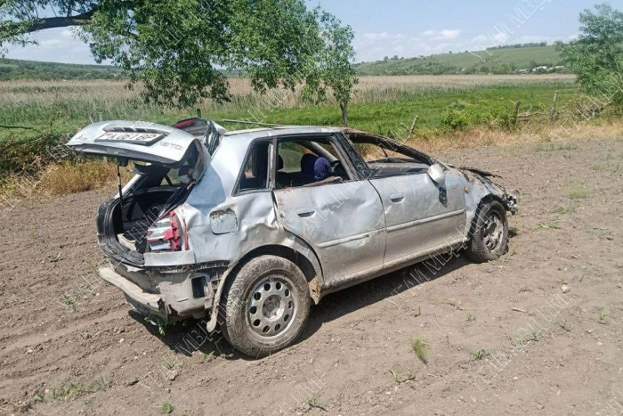 Пьяный водитель стал виновником аварии в Дубоссарском районе