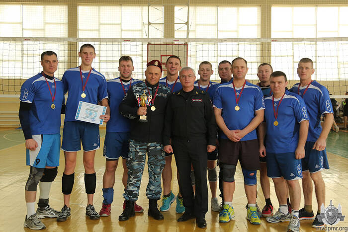 Сборная Спецотряда быстрого реагирования «Днестр» выиграла чемпионат МВД по волейболу 