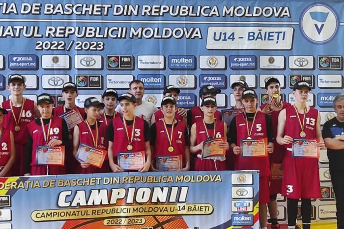 Столичные баскетболисты – победители чемпионата Молдавии среди юношей