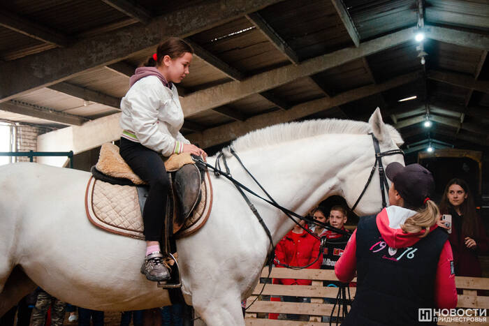 В Бендерах для детей-сирот устроили конную прогулку