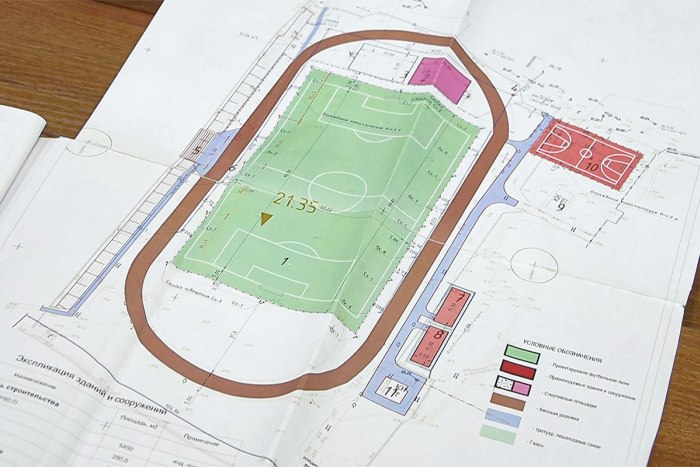 В Днестровске ведется реконструкция городского стадиона 