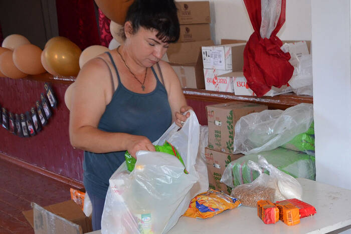 В Дубоссарах выдают продуктовые наборы для детей-льготников