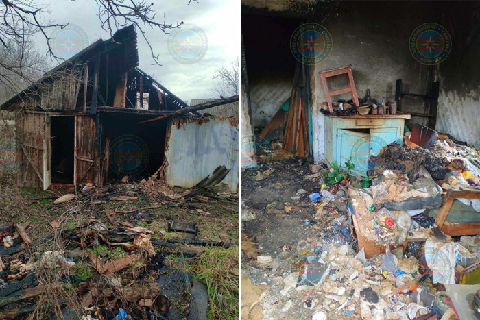 В Григориополе сгорел дом, хозяин которого уснул с непотушенной сигаретой