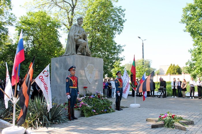 В Новотираспольском прошёл митинг ко Дню Победы
