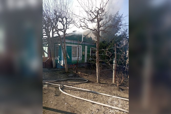 В одном из домов села Кицканы сгорела крыша