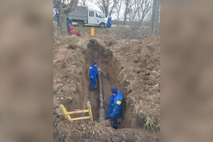 В Рыбницком районе восстанавливают изоляционное покрытие подземного газопровода