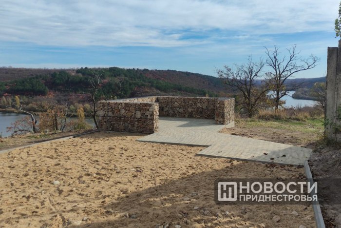 В селе Гояны построили смотровую площадку c видом на «Ягорлык»