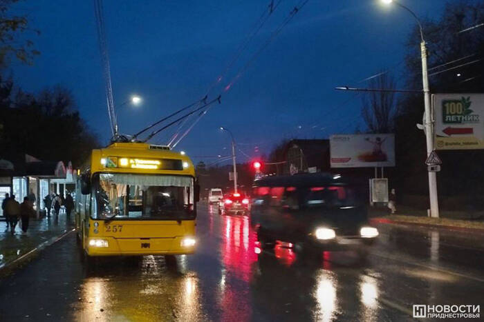 В Тирасполе частично возобновилось движение троллейбусов