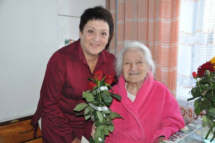 Жительница Дубоссар Софья Соколова отмечает 100-летний юбилей
